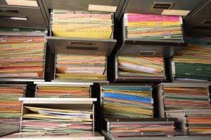 image of drawers full of files - file shredding for Andover, Massachusetts